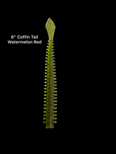Load image into Gallery viewer, 6&quot; Inch Coffin Tail Worm
